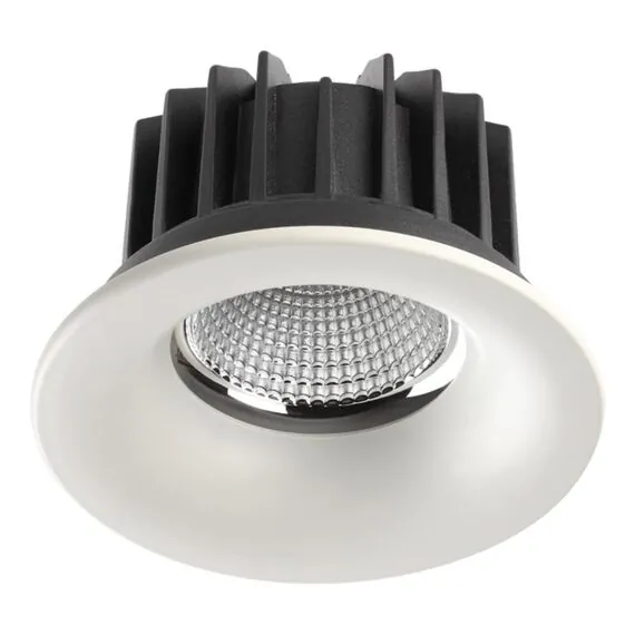 NOVOTECH 357604 SPOT NT18 277 белый Встраиваемый светильник IP44 LED 3000K 30W 100-265V DRUM