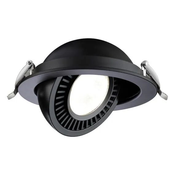 NOVOTECH 358818 SPOT NT21 278 черный Светильник встраиваемый светодиодный IP20 LED 18W 1600Лм 4000K 220V GESSO, изображение 4