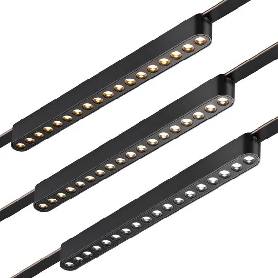 NOVOTECH 359460 SHINO NT24 000 черный Трековый смарт-светильник для низковольтного шинопровода с двумя режимами работы IP20 LED 18W 24V 3000-6000K EASY, изображение 4
