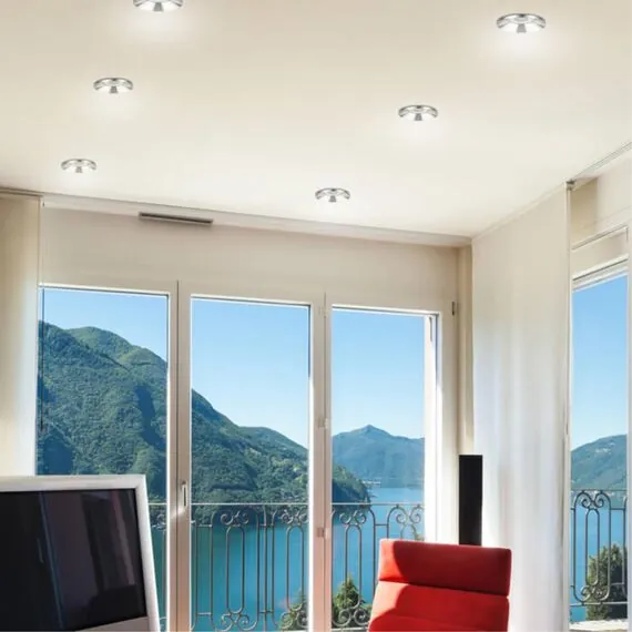 NOVOTECH 357589 SPOT NT18 287 хром Встраиваемый светильник IP44 LED 3000K 10W 100-265V METIS, изображение 3