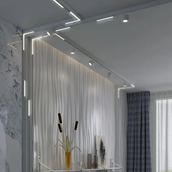 NOVOTECH 359503 SHINO NT24 000 белый Трековый низковольт. Светильник диммир. со сменой цв.температуры, пульт ДУ/Tuya Smart Life IP20 LED 24W 48V 3000-6500K FLUM, изображение 3