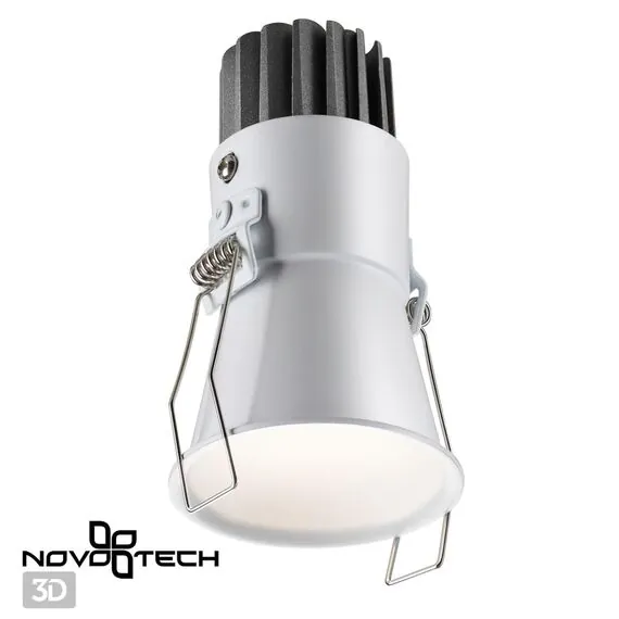 NOVOTECH 358906 SPOT NT22 268 белый Встраиваемый светодиодный светильник с переключателем цветовой температуры IP20 LED 3000К\4000К\6000К 7W 220V LANG, изображение 6