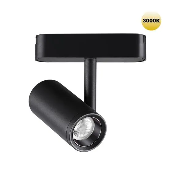 NOVOTECH 359270 SHINO NT23 050 черный Трековый светильник для низковольтного шинопровода IP20 LED 8W 48V 680Лм 3000К SMAL