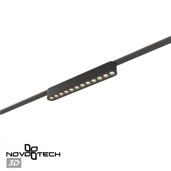 NOVOTECH 359459 SHINO NT24 000 черный Трековый смарт-светильник для низковольтного шинопровода с двумя режимами работы IP20 LED 12W 24V 3000-6000K EASY, изображение 6