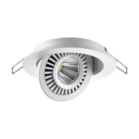 NOVOTECH 358815 SPOT NT21 278 белый Светильник встраиваемый светодиодный IP20 LED 9W 770Лм 4000K 220V GESSO