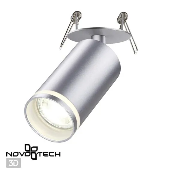NOVOTECH 370883 SPOT NT22 311 серебро Cветильник встраиваемый IP20 GU10 9W 220V ULAR, изображение 3