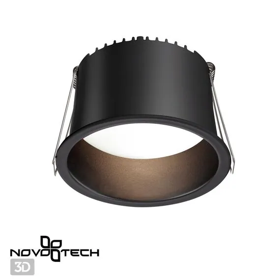 NOVOTECH 359237 SPOT NT23 282 черный Светильник встраиваемый светодиодный IP20 LED 12W 220V 840Лм 3000К TRAN, изображение 6