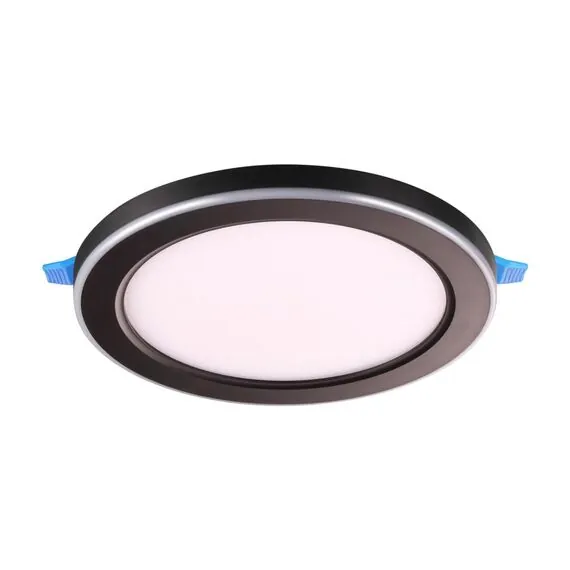 NOVOTECH 359015 SPOT NT23 297 черный Светильник встраиваемый светодиодный (три сценария работы) IP20 LED 4000К 12W+4W 100-265V 1120Лм SPAN