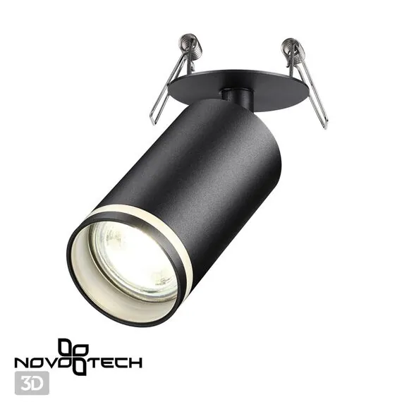 NOVOTECH 370881 SPOT NT22 311 черный Cветильник встраиваемый IP20 GU10 9W 220V ULAR, изображение 4