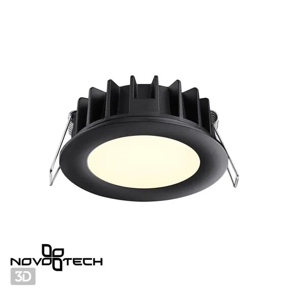 NOVOTECH 358948 SPOT NT22 270 черный Встраиваемый светодиодный светильник с переключателем цветовой температуры IP20 LED 3000К\4000К\6000К 10W 220V LANTE, изображение 6