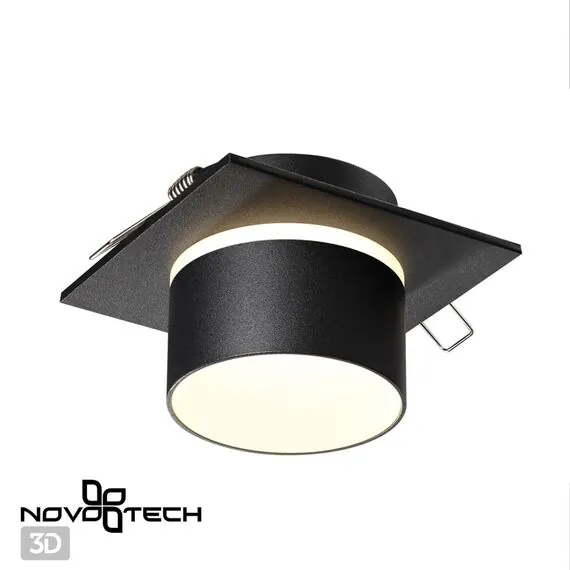 NOVOTECH 370717 SPOT NT21 319 черный Светильник встраиваемый IP20 GU10 9W 235V LIRIO, изображение 4