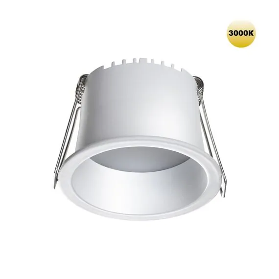 NOVOTECH 359232 SPOT NT23 282 белый Светильник встраиваемый светодиодный IP20 LED 6W 220V 360Лм 3000К TRAN