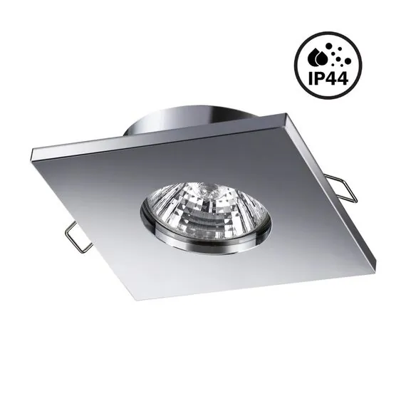 NOVOTECH 370806 SPOT NT22 329 хром Светильник встраиваемый влагозащищенный IP44 GU10 50W 220V AQUA