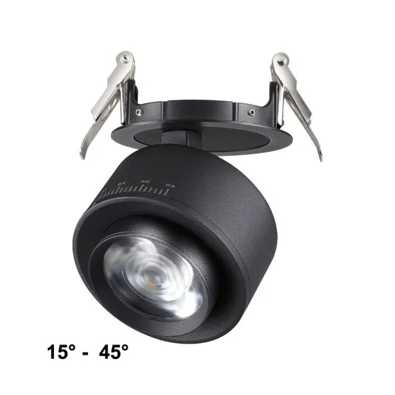 NOVOTECH 358944 SPOT NT22 266 черный Светильник встраиваемый светодиодный IP20 LED 4000К 18W 220V EDDY