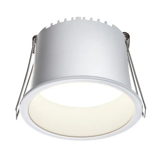 NOVOTECH 359234 SPOT NT23 282 белый Светильник встраиваемый светодиодный IP20 LED 9W 220V 540Лм 3000К TRAN, изображение 4
