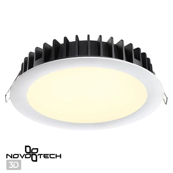 NOVOTECH 358955 SPOT NT22 270 белый Встраиваемый светодиодный светильник с переключателем цветовой температуры IP20 LED 3000К\4000К\6000К 20W 220V LANTE, изображение 5
