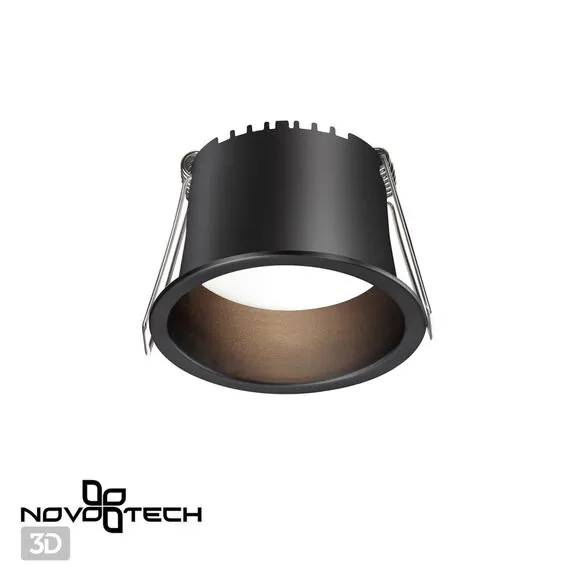 NOVOTECH 359233 SPOT NT23 282 черный Светильник встраиваемый светодиодный IP20 LED 6W 220V 360Лм 3000К TRAN, изображение 6