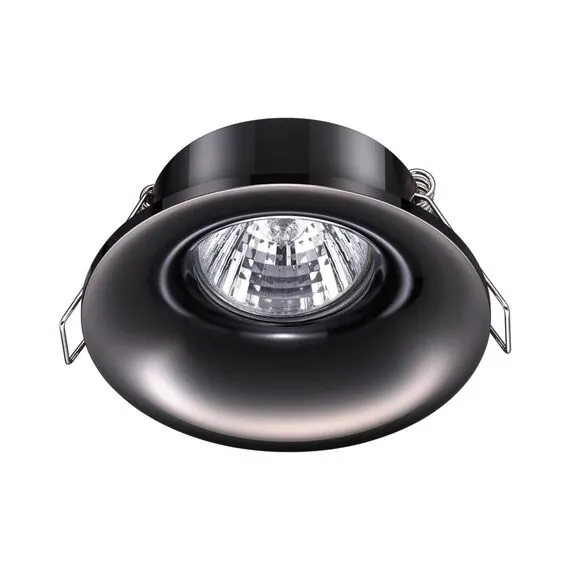 NOVOTECH 370642 SPOT NT19 286 черный хром Встраиваемый светильник IP20 GU10 50W 220V METIS