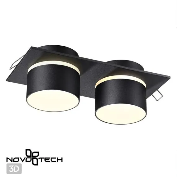NOVOTECH 370719 SPOT NT21 319 черный Светильник встраиваемый IP20 GU10 9W 235V LIRIO, изображение 4