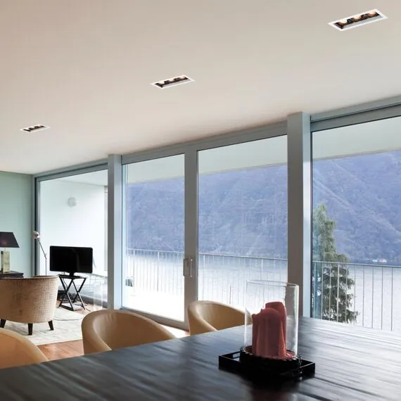 NOVOTECH 370714 SPOT NT20 289 белый/черный Встраиваемый светильник IP20 GU10 3*50W 220V GESSO, изображение 3