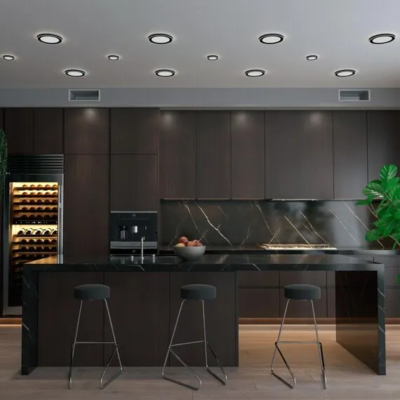 NOVOTECH 359019 SPOT NT23 298 черный Светильник встраиваемый светодиодный (три сценария работы) IP20 LED 3000К 6W+3W 100-265V 630Лм SPAN, изображение 3