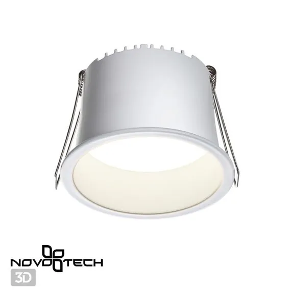 NOVOTECH 359234 SPOT NT23 282 белый Светильник встраиваемый светодиодный IP20 LED 9W 220V 540Лм 3000К TRAN, изображение 5