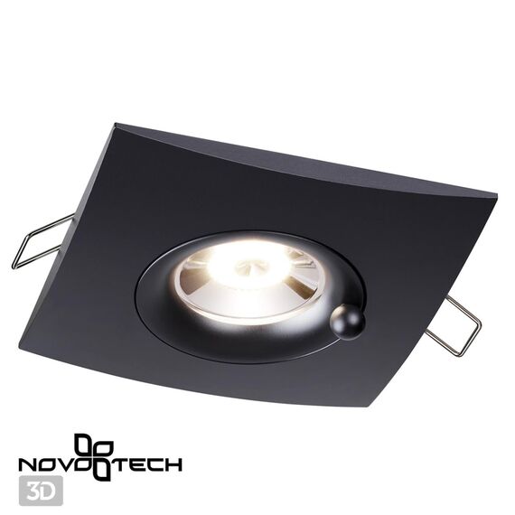 NOVOTECH 370796 SPOT NT21 336 черный Светильник встраиваемый влагозащищенный IP44 GU10 50W 220V WATER, изображение 4