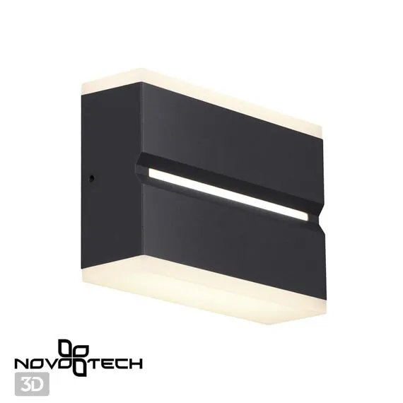 NOVOTECH 359196 STREET NT23 361 черный Светильник ландшафтный светодиодный IP54 LED 12W 220-240V 4000K 720Лм STRAIT, изображение 5