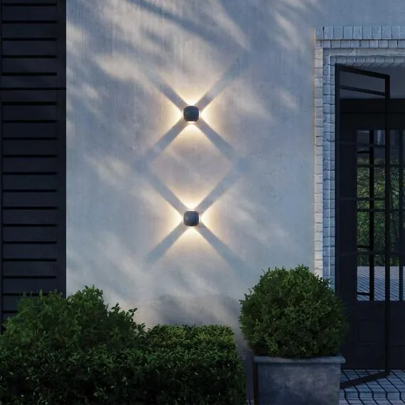 NOVOTECH 358464 STREET NT20 377 темно-серый  Ландшафтный настенный светильник IP54 LED 4000K 12W 85-265V  CALLE, изображение 3