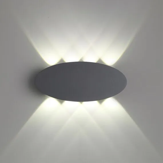 NOVOTECH 358564 STREET NT21 378 темно-серый Ландшафтный настенный светильник IP54 LED 4000K 8W 85-265V CALLE, изображение 4