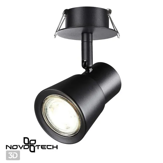 NOVOTECH 370930 SPOT NT22 313 черный Светильник встраиваемый IP20 GU10 50W 220V MOLO, изображение 4