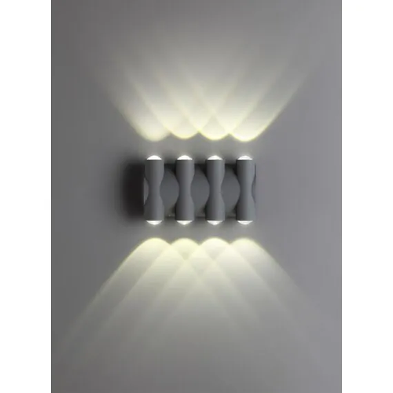 NOVOTECH 358568 STREET NT21 374 темно-серый Ландшафтный настенный светильник IP54 LED 4000K 8W 85-265V CALLE, изображение 3