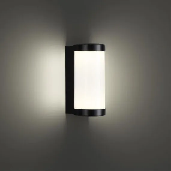 NOVOTECH 359300 STREET NT24 000 черный Светильник ландшафтный настенный IP65 LED 6W 4000K 180-265V OPAL, изображение 6