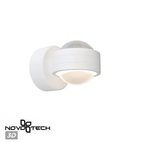 NOVOTECH 359303 STREET NT24 000 белый Светильник ландшафтный настенный IP65 LED 6W 4000K 175-265V CALLE, изображение 5