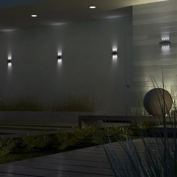 NOVOTECH 358564 STREET NT21 378 темно-серый Ландшафтный настенный светильник IP54 LED 4000K 8W 85-265V CALLE, изображение 3