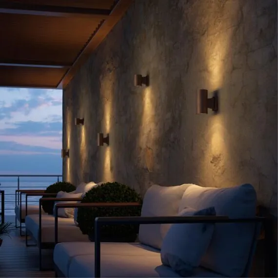 NOVOTECH 370407 STREET NT18 398 коричневый Ландшафтный светильник IP54 GU10  2*50W 220-240V LANDSCAPE, изображение 5