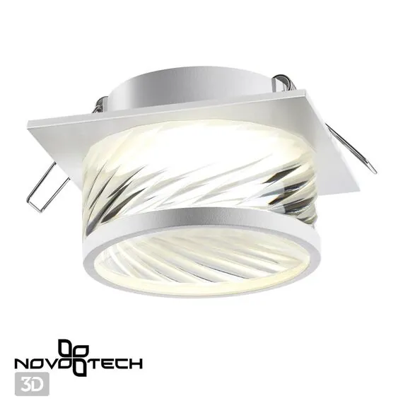 NOVOTECH 370921 SPOT NT22 342 белый Светильник встраиваемый IP20 GU10 9W 220V GEM, изображение 5