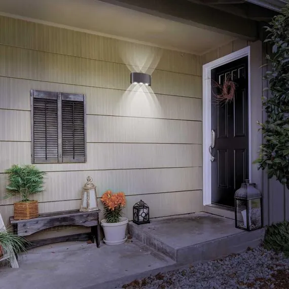 NOVOTECH 358460 STREET NT20 376 темно-серый  Ландшафтный настенный светильник IP54 LED 4000K 6W 85-265V CALLE, изображение 6