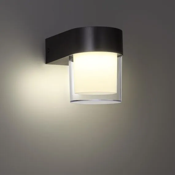 NOVOTECH 359297 STREET NT24 000 черный Светильник ландшафтный настенный IP65 LED 5W 4000K 175-265V OPAL, изображение 6