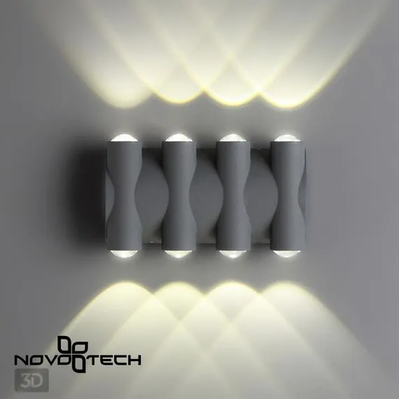 NOVOTECH 358568 STREET NT21 374 темно-серый Ландшафтный настенный светильник IP54 LED 4000K 8W 85-265V CALLE, изображение 4