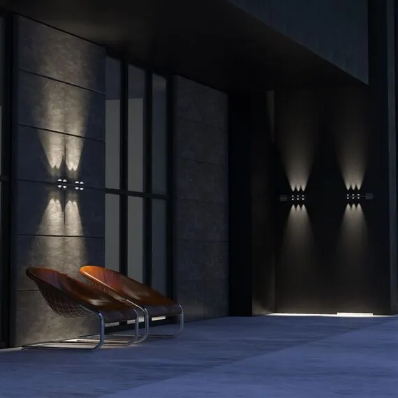 NOVOTECH 358573 STREET NT21 375 темно-серый Ландшафтный настенный светильник IP54 LED 4000K 12W 85-265V CALLE, изображение 3