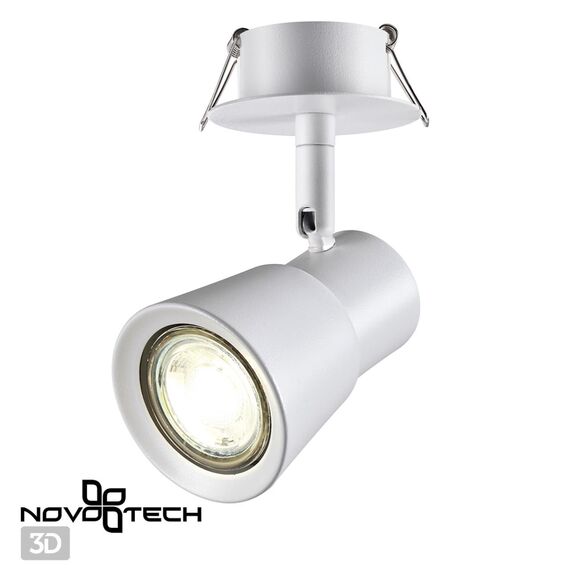 NOVOTECH 370931 SPOT NT22 313 белый Светильник встраиваемый IP20 GU10 50W 220V MOLO, изображение 5