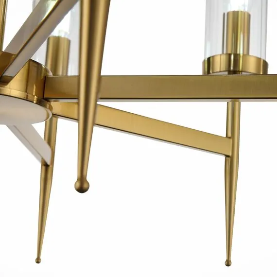 ST LUCE SL1159.303.07 Люстра подвесная ST-Luce Латунь/Латунь, Прозрачный E14 7*60W, изображение 8