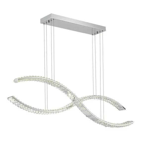 ST LUCE SL6206.103.50 Светильник подвесной ST-Luce Хром/Прозрачный LED 1*50W 3000K