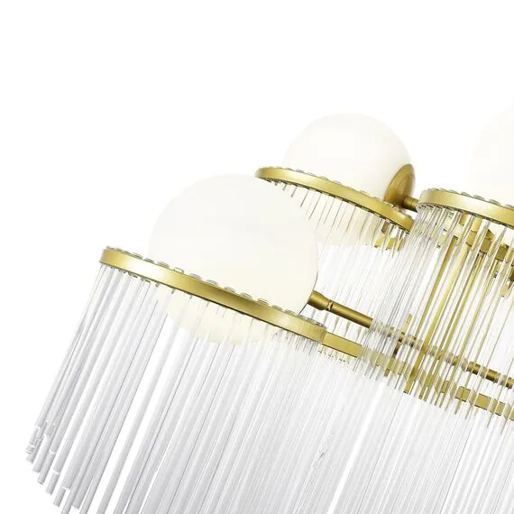 ST LUCE SL1511.203.06 Люстра подвесная ST-Luce Золотистый/Белый E27 6*60W, изображение 2