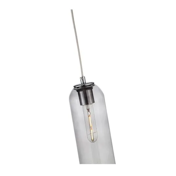 ST LUCE SL1145.143.01 Светильник подвесной ST-Luce Хром/Дымчатый E27 1*60W, изображение 3