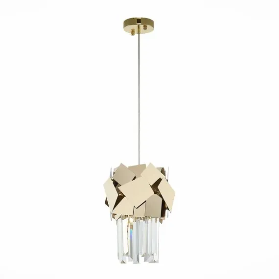 ST LUCE SL1232.203.01 Подвес ST-Luce Золотистый/Прозрачный, Золотистый E14 1*60W