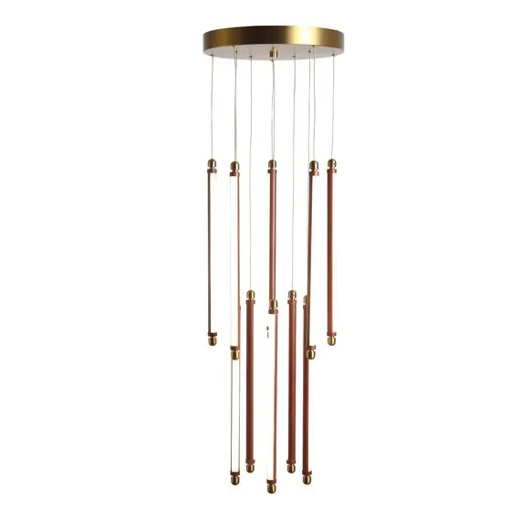 ST LUCE SL6225.303.10 Светильник подвесной ST-Luce Латунь/Терракотовый, Белый LED 10*6,5W 3000K, изображение 4