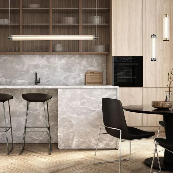 ST LUCE SL6224.303.01 Светильник подвесной ST-Luce Латунь/Прозрачный LED 1*8W 4000K, изображение 3