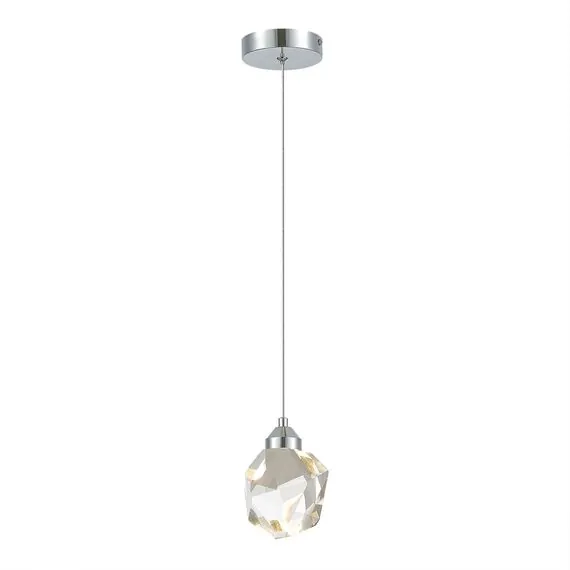 ST LUCE SL6114.103.01 Подвес ST-Luce Хром/Прозрачный LED 1*3W 3000K